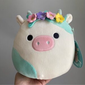 Belana the Cow with Flower Crown 8” Squishmallows 2023